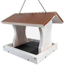 Audubon Nantucket Ranch Hopper Wild Bird Feeder - White - 5 Lbs Cap
