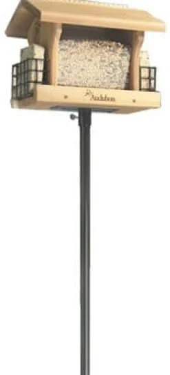 Audubon 3-Piece Pole Kit Wild Bird Accessories - Black - 6.5 X 2 X 72 In
