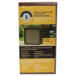Audubon Replacement Mason Bee Fiberboard Nesting Tubes - Brown - 94 Pack