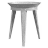 Audubon Rustic Farmhouse Galvanized Metal Pedestal Bird Bath -
