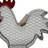 Audubon Rustic Farmhouse Wire Rooster Peanut Feeder for Wild Birds and Squirrels -
