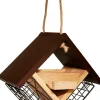 Audubon Ultimate Renewable Bamboo Double Suet and Seed Cake Wild Bird Feeder - Tan and Brown - 2 Cake