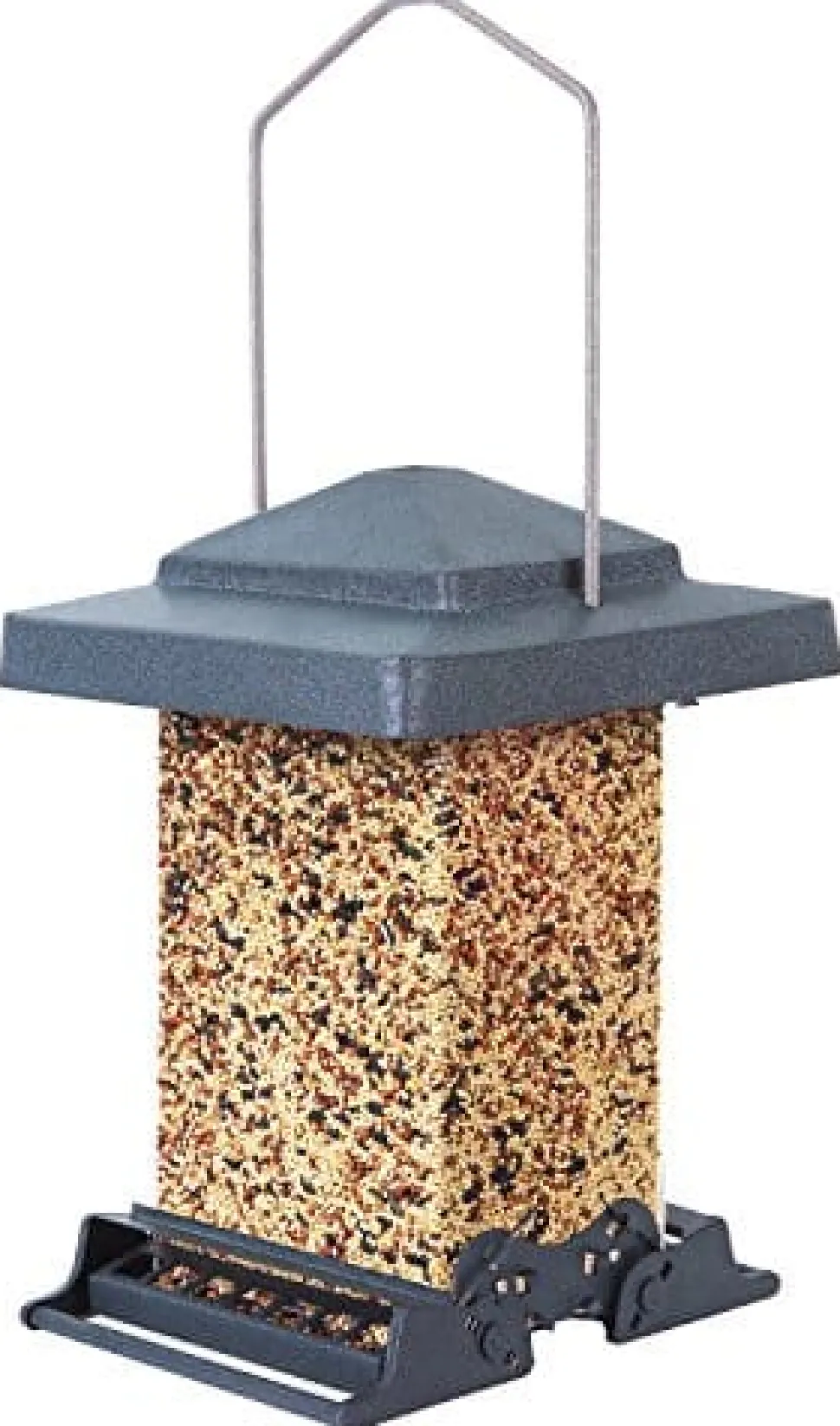 Audubon Vista Squirrel-Resistant and Metal Wild Bird Feeder - Green - 6 Lbs Cap