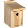 Audubon Wren/Chickadee Cedar Wild Bird House - Tan - 7.4 X 5.4 X 9.7 In