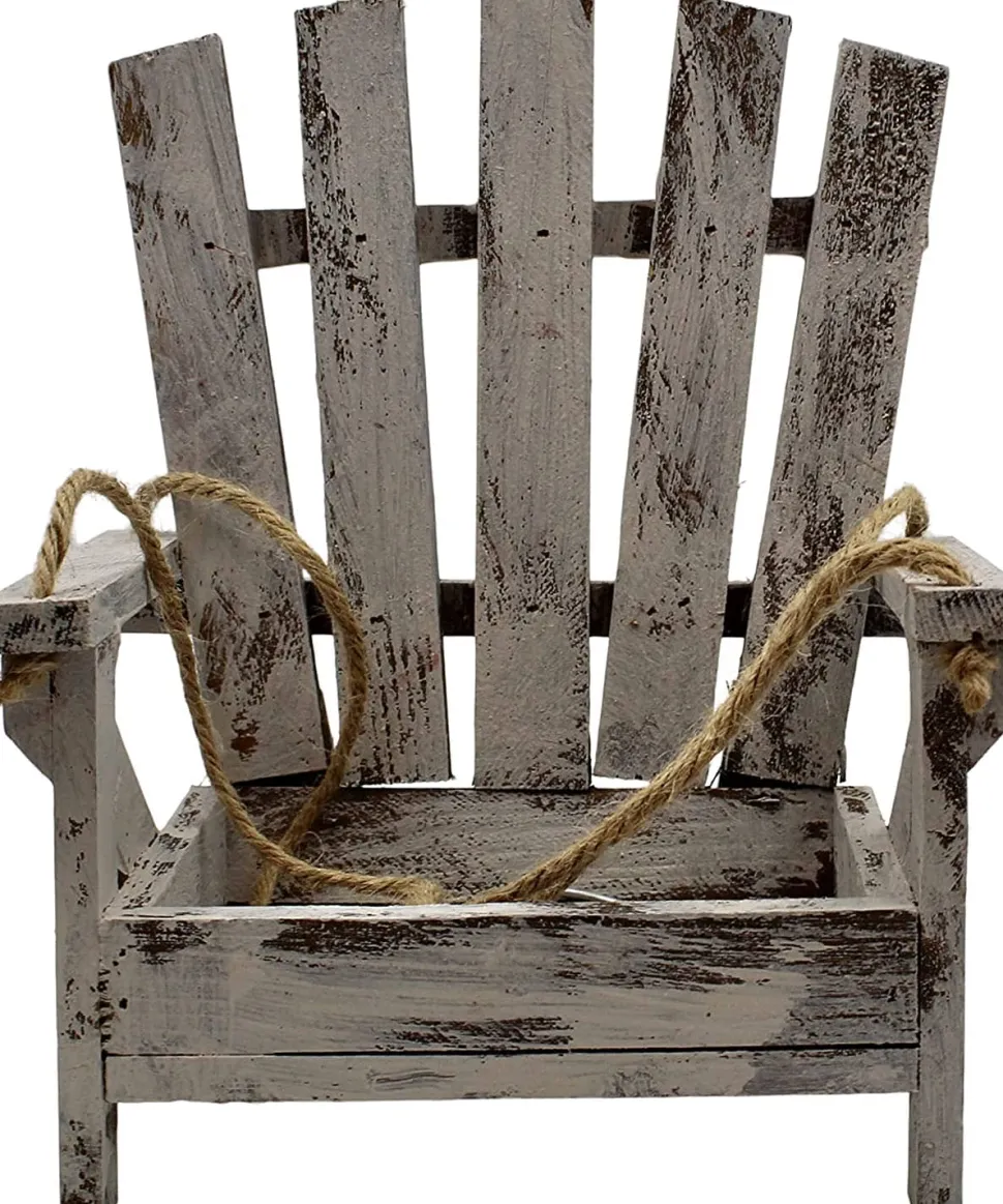 Backyard Essentials Adirondack Chair Wild Bird Feeder - White - 6.7 X 7.5 X 9.1 In