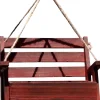 Backyard Essentials Hanging Porch Swing Wild Bird Feeder - Red - 4.63 X 8.36 X 5.75