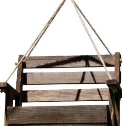 Backyard Essentials Hanging Porch Swing Wild Bird Feeder - Brown - 4.63 X 8.36 X 5.75