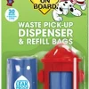 Bags On Board Waste Bag Dispenser Fire Hydrant - Red - 30 Pack