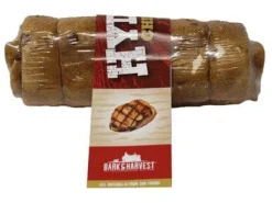 Bark + Harvest by Superior Farms HydeOut Cheek Roll Beef Flavored 5" - 6" Dog Natural Chews - Display Box - Case of 10