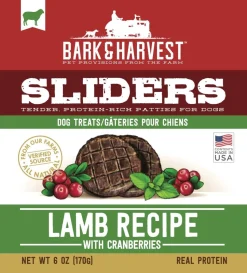 Bark + Harvest by Superior Farms Burgers Lamb & Cranberry Dog Natural Chews - 6 oz Bag