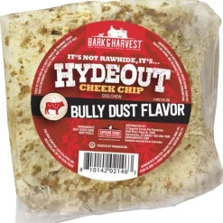 Bark + Harvest by Superior Farms HydeOut Beef Cheek Chips with Bully Dust - 20ct Case Dog Natural Chews - Display Box - Case of 20