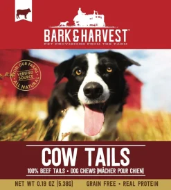 Bark + Harvest by Superior Farms Cow Tails Dog Natural Chews - 9 ct (5.38g) Bag