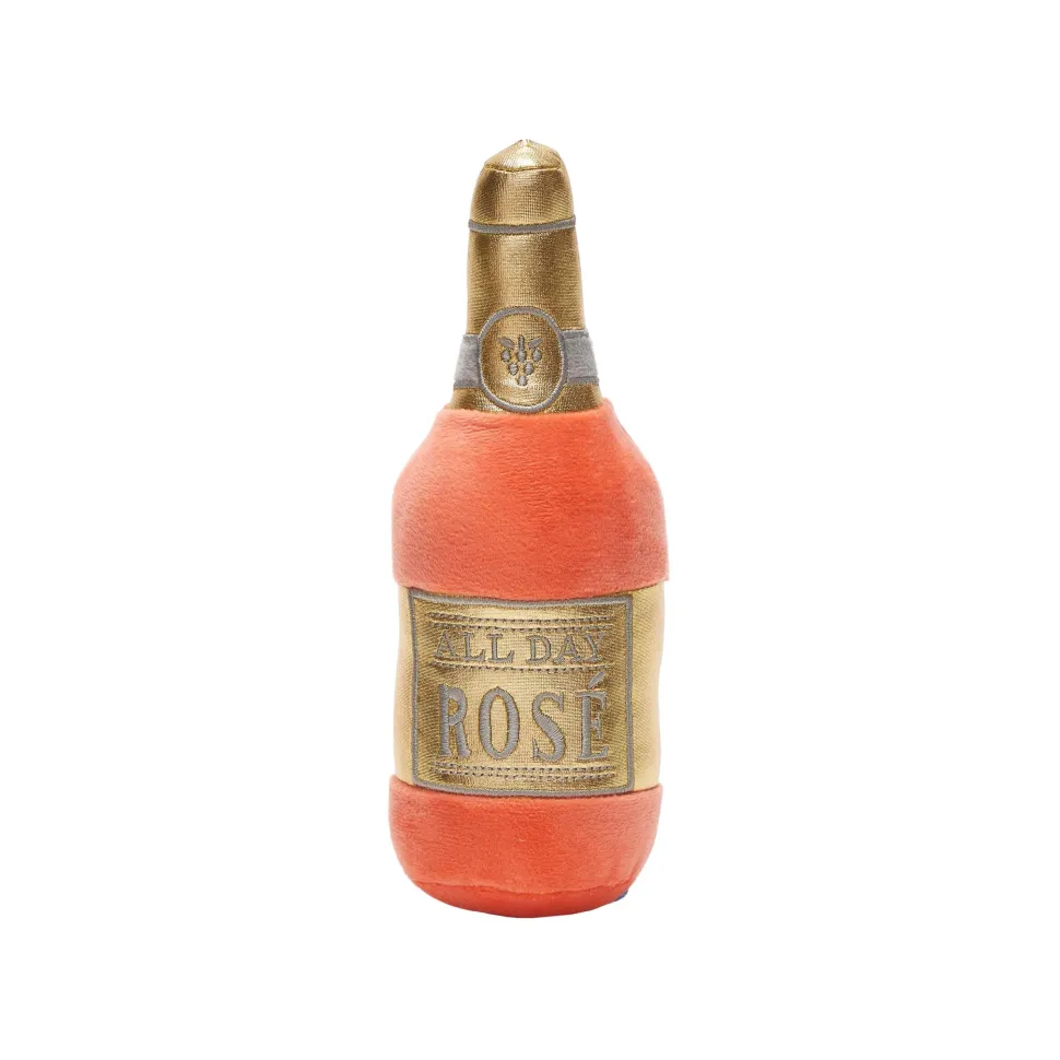 Bark Box All Day Rose Bottle Plush Dog Toy