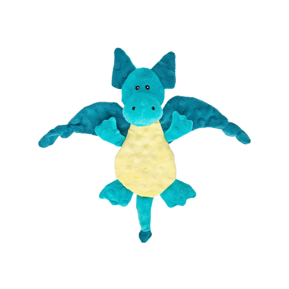 Bark Box Dingbert the Dragon Plush and Squeaky Dog Toy