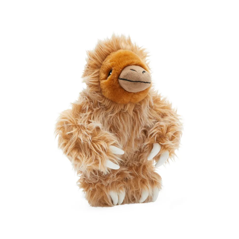 Bark Box Gordon the Giant Hairy Sloth Squeaky and Plush Dog Toy