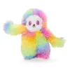 Bark Box Peace and Fluffy Hairy Garcia Sloth Squeak and Plush Dog Toy