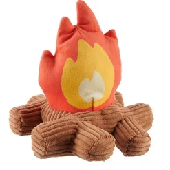 Bark Box Squeak-Away Camp Hound Campfire Squeaking and Plush Dog Toy