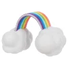 Bark Box Super Chewer Rainbow Tug Nylon and Rubber Dog Toy