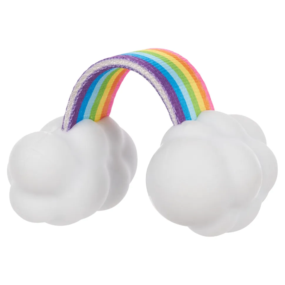 Bark Box Super Chewer Rainbow Tug Nylon and Rubber Dog Toy