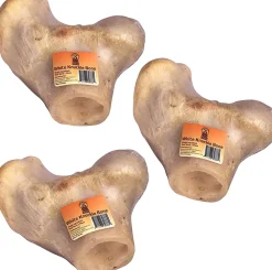 Barking Buddha White Beef Knuckle Bone Natural Dog Chews - 12 Count