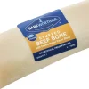 Barkworthies 5"-6" Shin Bone Stuffed with Peanut Butter Blend Dog Chew Treat - 10 ct Case - Case of 1
