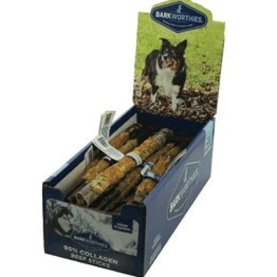 Barkworthies Chicken Wrapped Collagen 12" Sticks for Dogs - 25 ct Bulk - Case of 1