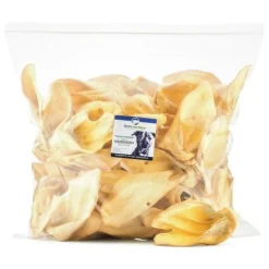 Barkworthies Cow Ears Bulk Bag Dog Chew Treat - 50 Pack