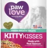 Barkworthies Paw Love Kitty Kisses Dog Chew Treats - Salmon (2 oz)