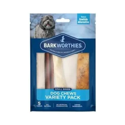 Barkworthies Small Variety Pack Dog Chew Treats -
