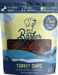Beg & Barker Strips Turkey Breast Air-Dried Dog Treats - 4 Oz