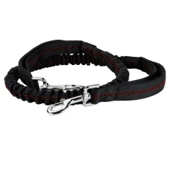 Bella and Max Heavy Bungee Dog Leash - Orange - 49-69" Inches