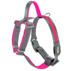 Bella and Max USB LED Lighting Dog Harness - Rose - Medium