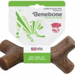 Benebone Dog Chews Bacon Stick - Medium