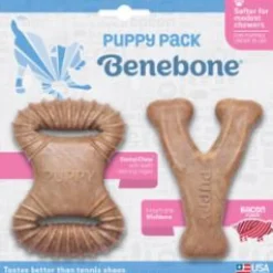 Benebone Dog Chews Wishbone and Dental Puppy - 2 Pack