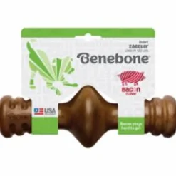 Benebone Dog Chews Wishbone Chew Bacon - Giant Size