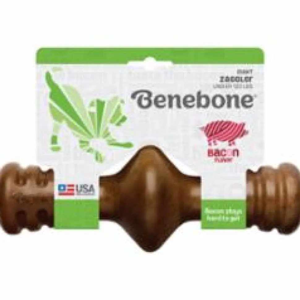Benebone Dog Chews Zaggler Bacon - Giant Size