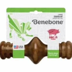 Benebone Dog Chews Zaggler Bacon - Large