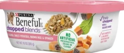 Beneful Chopped Blends With Salmon, Sweet Potatoes, Brown Rice & Spinach Wet Dog Food Tubs