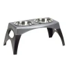 Bergen Elevated Double Pet Feeder - Medium
