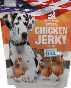 Betsy Farms Betsy Farms USA Natural Dog Jerky Treats - Chicken - 12 Oz