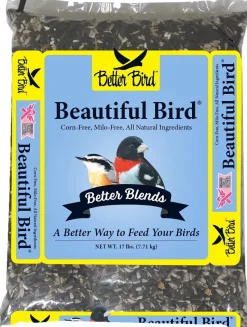 Better Bird Beautiful Bird Food Wild Bird Food Seed Mix - 17 Lbs