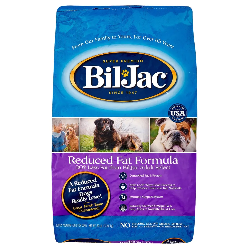 Bil-Jac Reduced Fat Dry Dog Food - Chicken - 30 Lbs