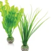 biOrb Easy Plant Set Plastic Aquarium Plant - Green - Small - 2 Pack