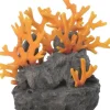 Biorb Lava Rock with Fire Coral Aquarium Ornament - Medium