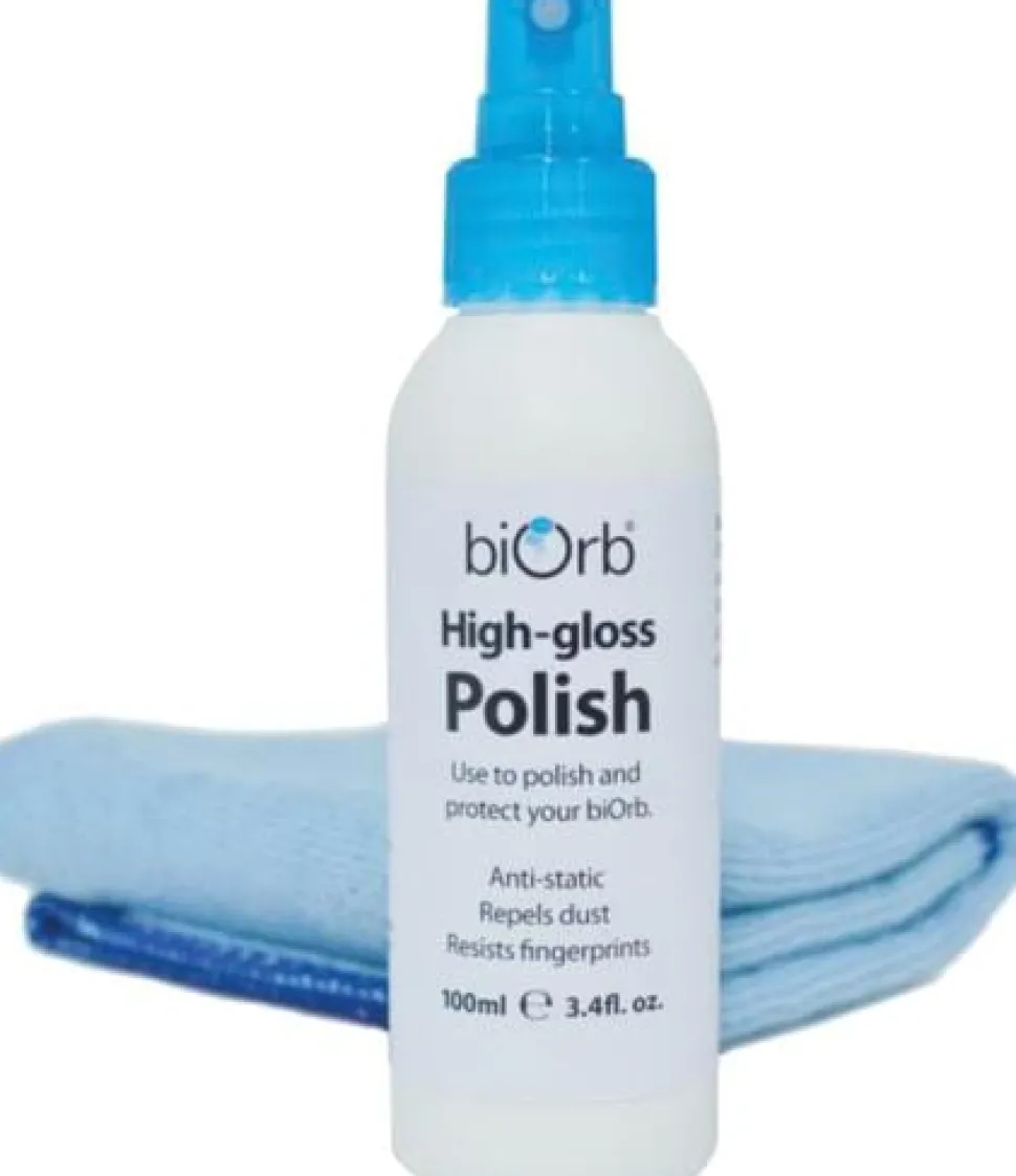 biOrb Polish & Cloth for Cleaning Acrylic Aquatics Cleaning Supplies - 3.4 Oz - 100 Ml