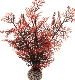 Biorb Sea Fan Aquarium Ornament - Crimson - Small