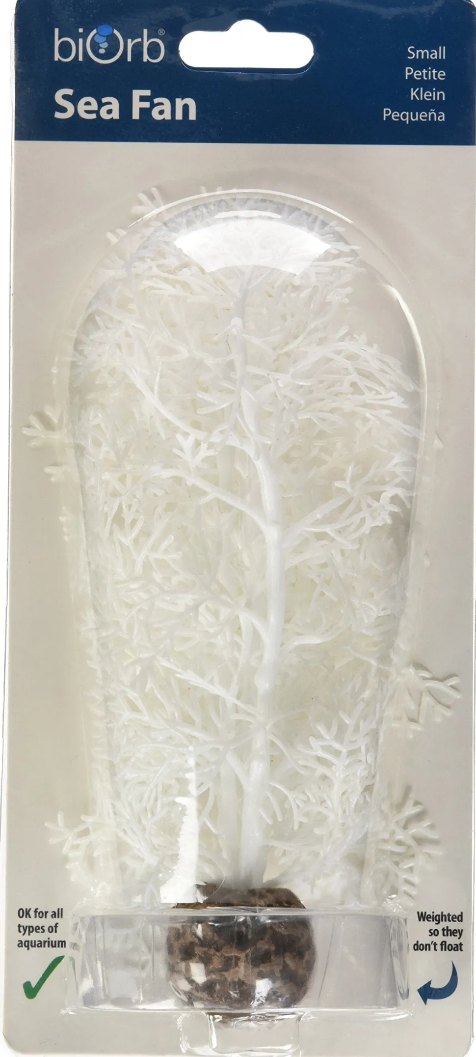 Biorb Sea Fan Aquarium Ornament - White - Small