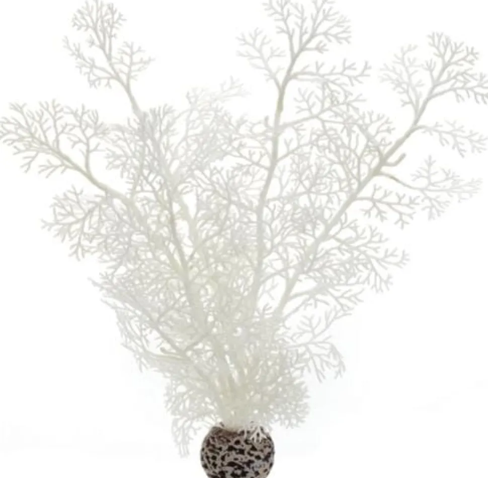 Biorb Sea Fan Aquarium Ornament - White - Medium