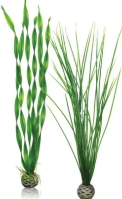 Biorb Tall Plant Aquarium Decoration Ornament - Green - 2 Count