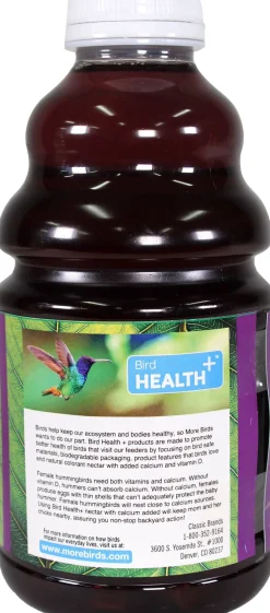 Bird Health + Hummingbird Nectar Concentrate Wild Bird Food - Purple - 32 Oz